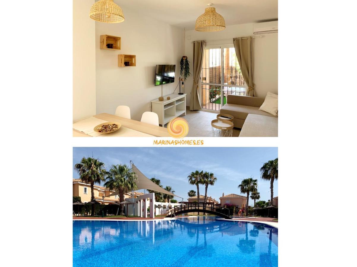 Marinas Sol - Tu Hogar Con Jardin Privado! Appartement Vera Buitenkant foto